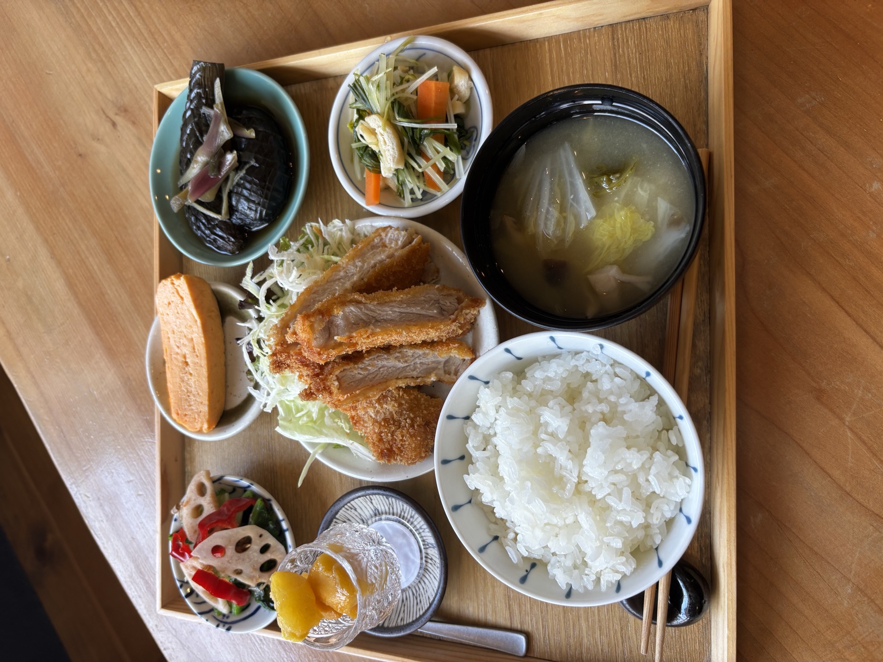 Home-style Japanese set meal at Roe's Kitchen in Kyoto